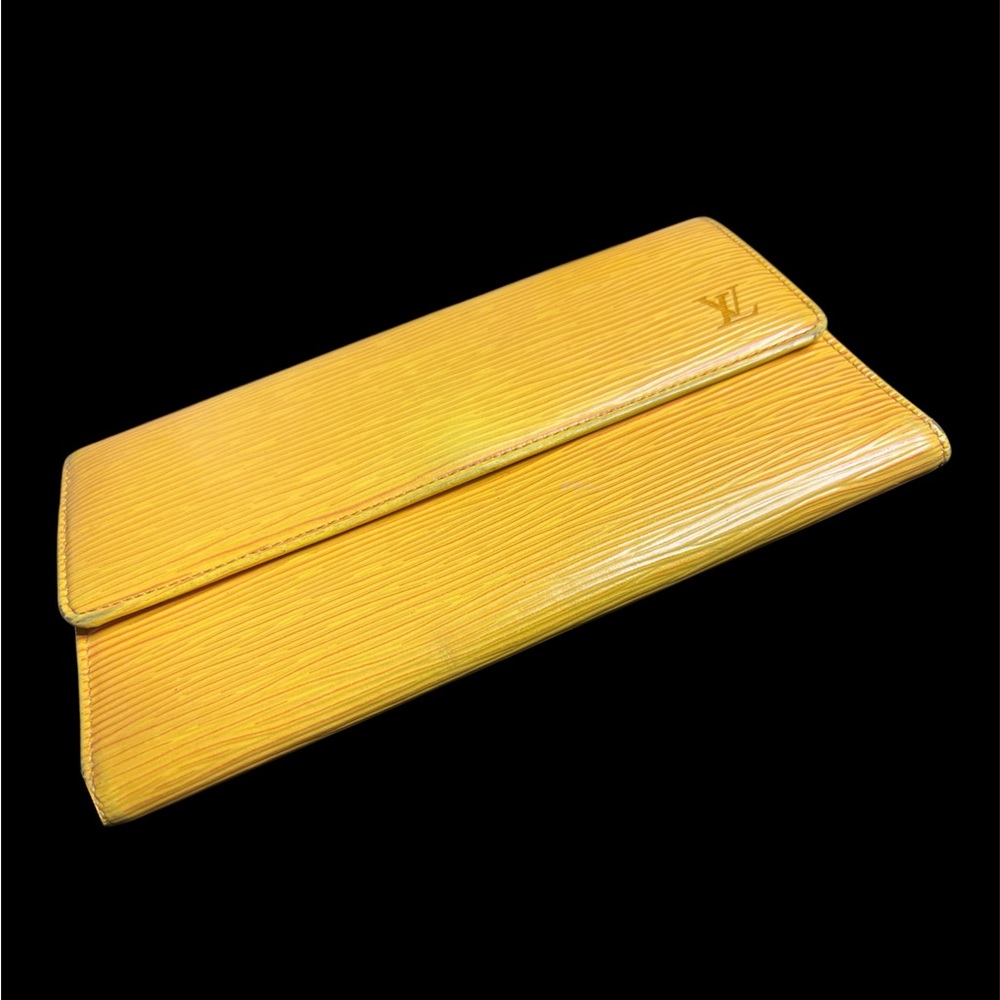 Louis Vuitton Yellow Porte Trésor Epi Wallet - Picture 2 of 13